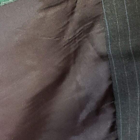 Lauren Ralph Lauren Men's Charcoal Gray and Blue Wool & Cashmere Blend S… - Picture 6 of 13